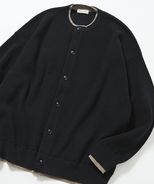 カーディガン 限定展開 リラックスフィット レイヤード クルーネック カーディガン メンズ | FREAK'S STORE | 01