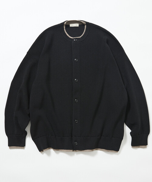 カーディガン 限定展開 リラックスフィット レイヤード クルーネック カーディガン メンズ | FREAK'S STORE | 05