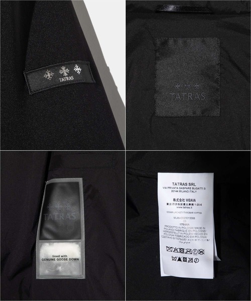 ❣️初売り値段交渉のコメント待ってます❣️TATRASダウンジャケット(黒)03 TATRAS（タトラス） ダウンジャケット ダウン TATRAS TARO DOWN JACKET