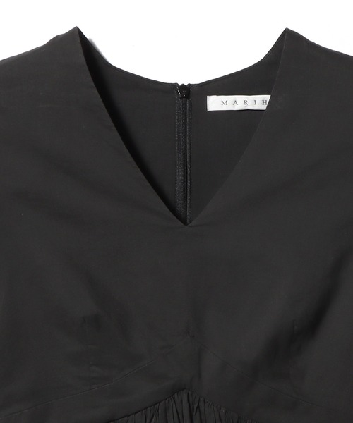 「MARIHA」 半袖ブラウス 36 ブラック レディース_画像3