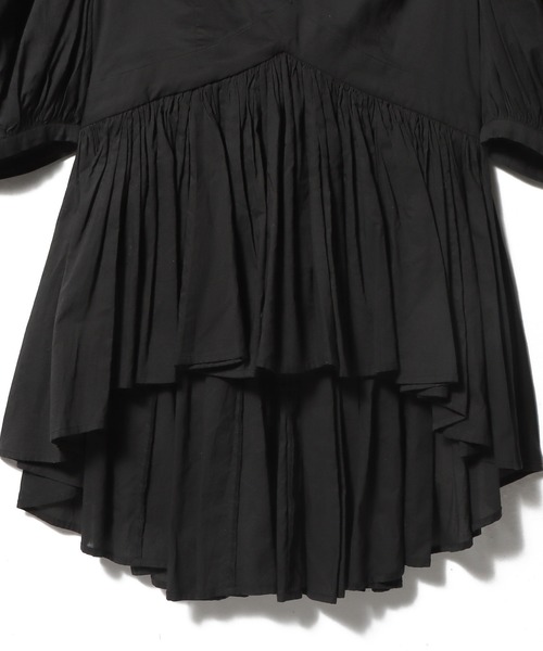 「MARIHA」 半袖ブラウス 36 ブラック レディース_画像6