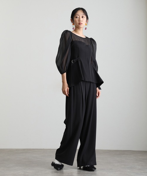 atlo（アトロ） パンツドレス セットアップパーティードレス結婚式