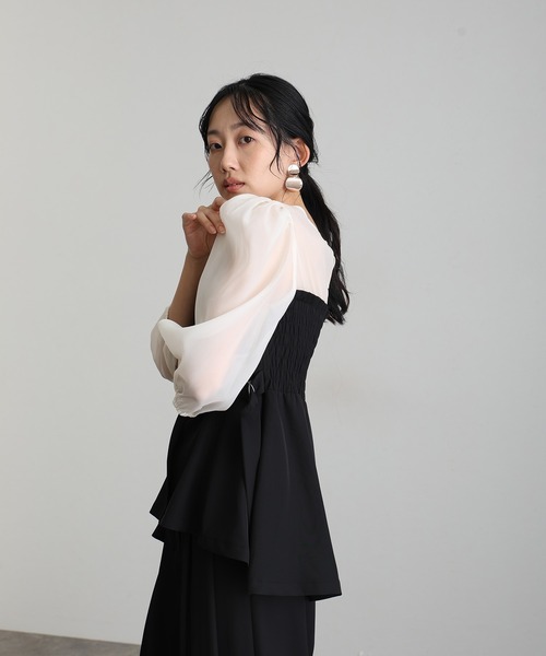 atlo（アトロ） パンツドレス セットアップパーティードレス結婚式