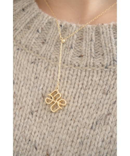 「mellowneon」 半袖ニット FREE グレー レディース_画像2