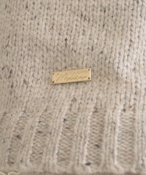 「mellowneon」 半袖ニット FREE グレー レディース_画像5