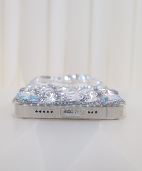 スマホケース キラキラ ストーン ミラー iPhone ケース 13/14.13Pro