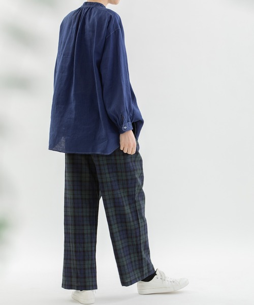 「nop de nod」 イージーパンツ 3 スミクロ レディース_画像7