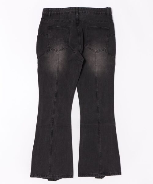 B.I.D. ジーンズ 「ZIP-FLARE WIDE DENIM」 メンズ レディース