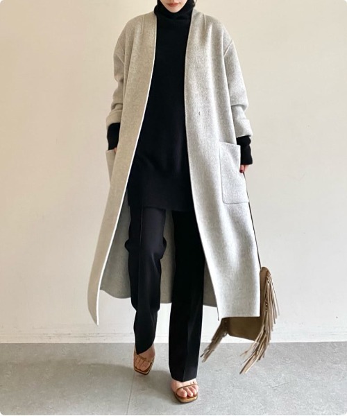 Whim Gazette（ウィム ガゼット） コート FREE ライトグレー