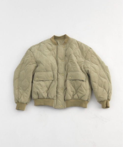 MERLOT（メルロー） ブルゾン アウター ドライタッチ中綿キルティング