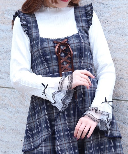 axes femme（アクシーズ ファム） ニット セーター リボン×チュール