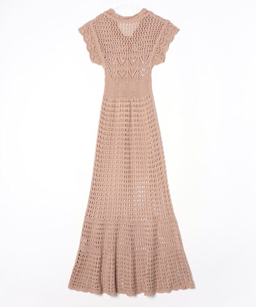 「RANDEBOO」 ニットワンピース FREE ベージュ レディース_画像2