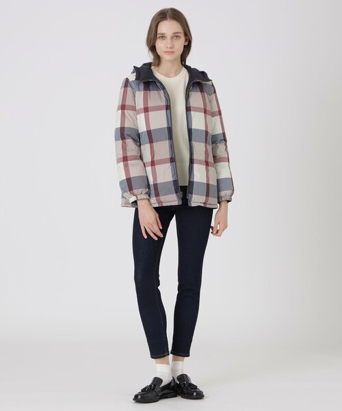 ブルーレーベル クレストブリッジ　リバーシブルダウンコート BLUE LABEL CRESTBRIDGE（ブルーレーベルクレストブリッジ） ダウン