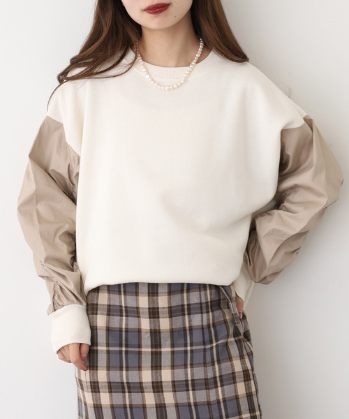 FUNALIVE（ファンアライブ） トレーナー スウェット CVC裏起毛ギャザー