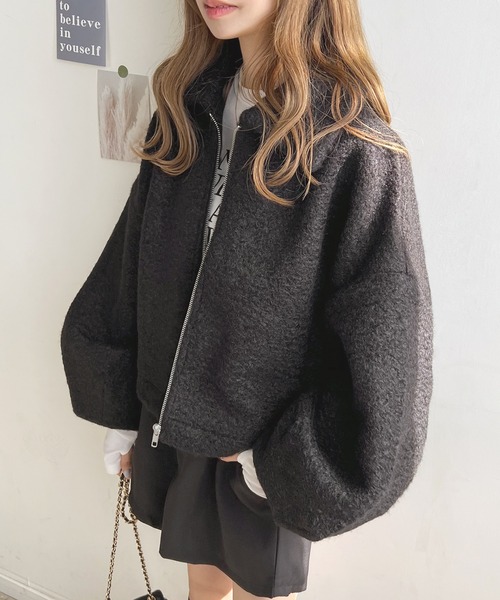 「Futier land」 ムートンベスト MEDIUM グレイッシュベージュ レディース_画像9