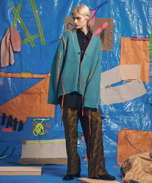 MAISON SPECIAL（メゾンスペシャル） ニットカーディガン 2 サックス