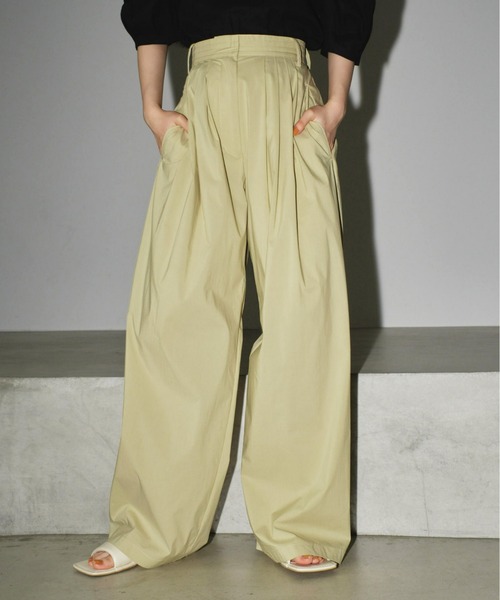 「TODAYFUL」 パンツ 38inch ネイビー レディース_画像2