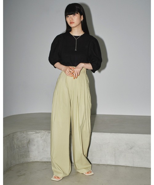 「TODAYFUL」 パンツ 38inch ネイビー レディース_画像7