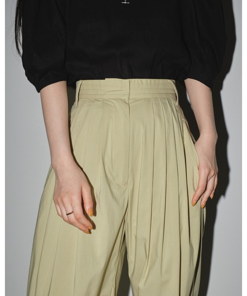 「TODAYFUL」 パンツ 38inch ネイビー レディース_画像9