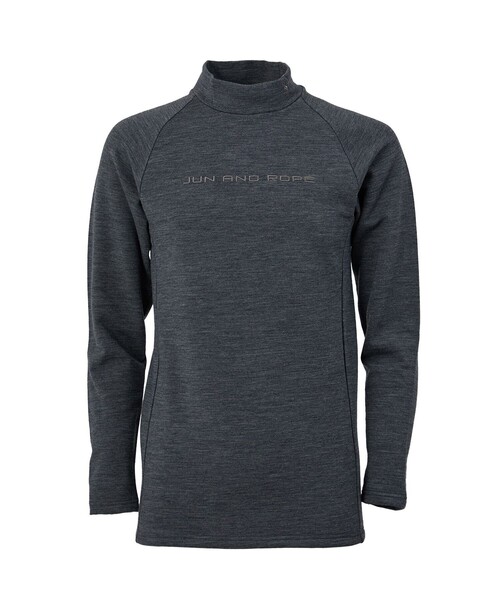 tシャツ 「NOIR」ウールナイロン長袖ハイネックシャツ メンズ