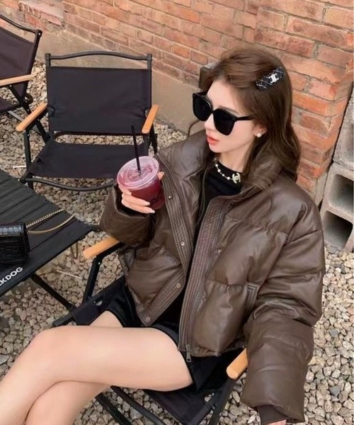 CANVAS+ ダウンコート ダウンジャケット 「CANVAS＋」スタンド中綿