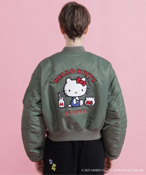 ma1 ma-1 「AVIREX×HELLO KITTY」MA-1 レディースの画像