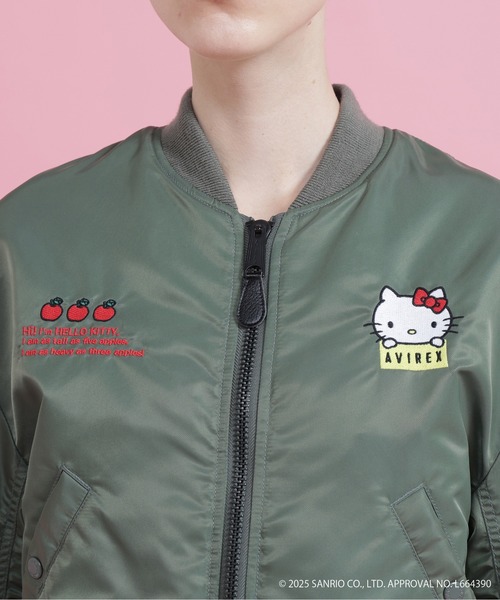 ma1 ma-1 「AVIREX×HELLO KITTY」MA-1 レディースの画像