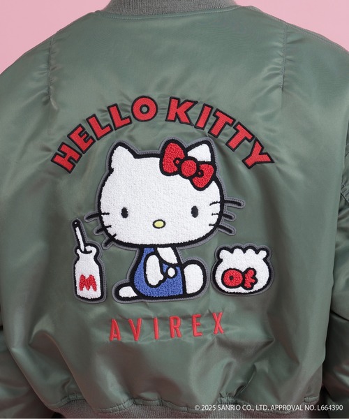 ma1 ma-1 「AVIREX×HELLO KITTY」MA-1 レディースの画像