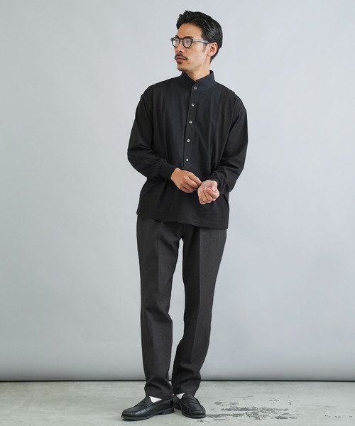 「JIGGYS SHOP」 長袖シャツ MEDIUM ホワイト メンズ_画像8