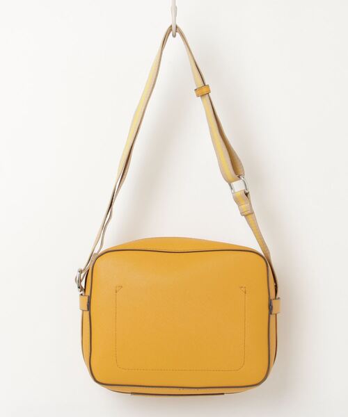「ADOLFO DOMINGUEZ」 ショルダーバッグ - イエロー レディース_画像2