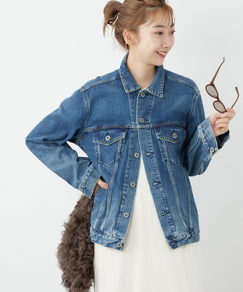 今週末のみ大特価！plage デニム ジャケット 38 plage（プラージュ） デニムジャケット 38 ネイビー レディース