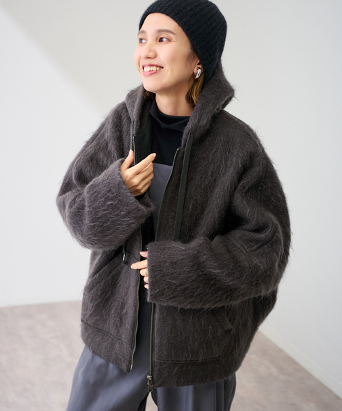 FRAMeWORK（フレームワーク） コート アウター シャギーフーディ