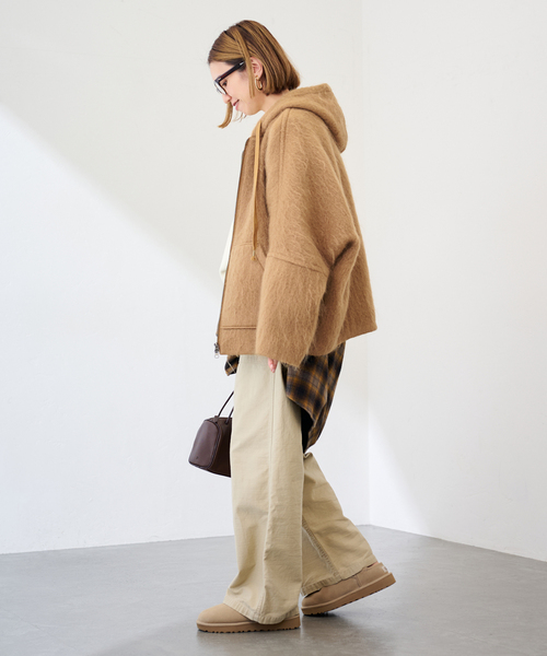 FRAMeWORK（フレームワーク） コート アウター シャギーフーディ