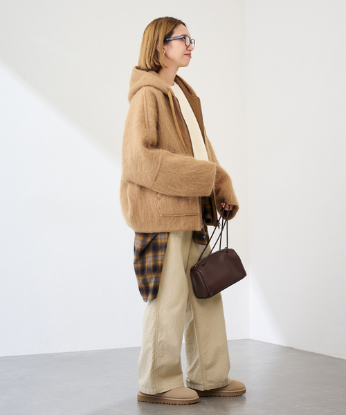 FRAMeWORK（フレームワーク） コート アウター シャギーフーディ