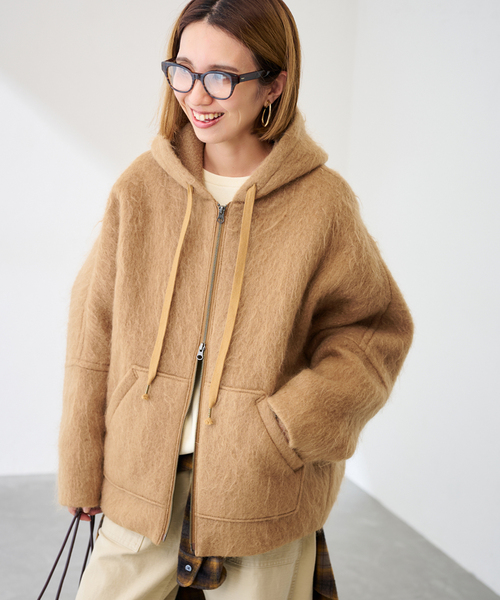 FRAMeWORK（フレームワーク） コート アウター シャギーフーディ