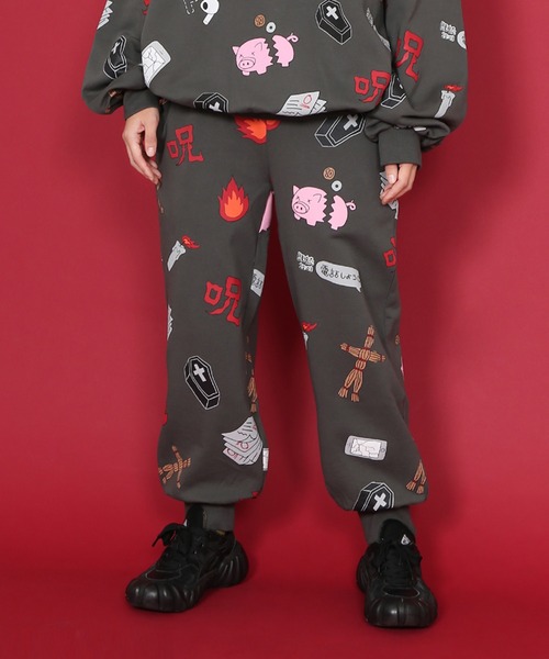 「PUNYUS」 スウェットパンツ 3 ホワイト レディース_画像5