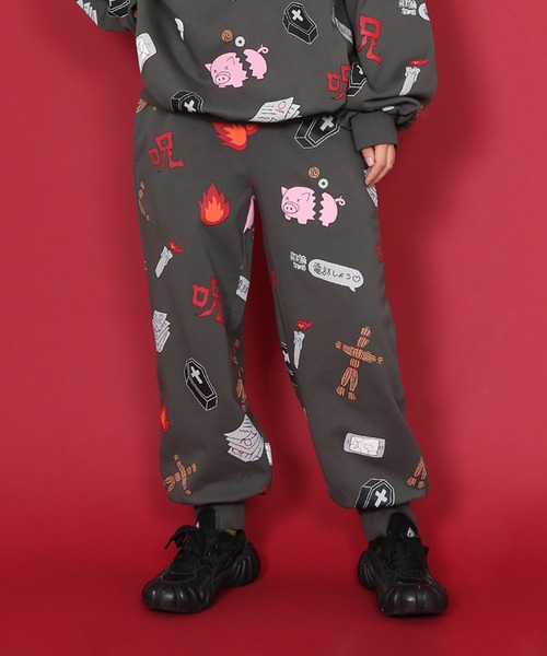 「PUNYUS」 スウェットパンツ 3 ホワイト レディース_画像6