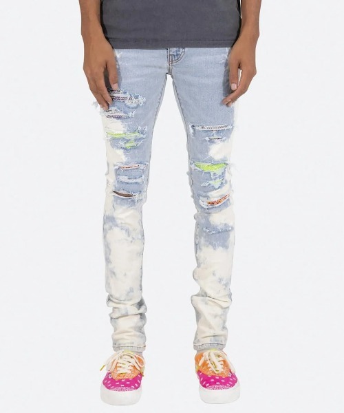 mnml（ミニマル） ジーンズ mnml/ミニマル/X409 RHINESTONE SKINNY