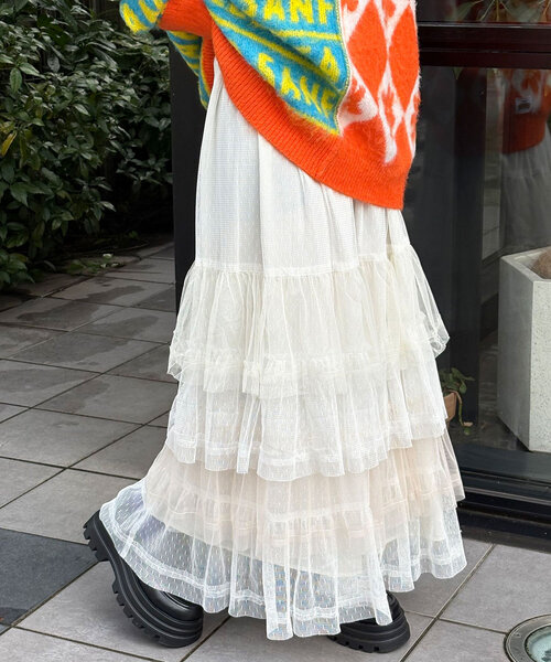 「HELLO.SANFRANCISCO」 スカート ONE SIZE ピンク レディース_画像2