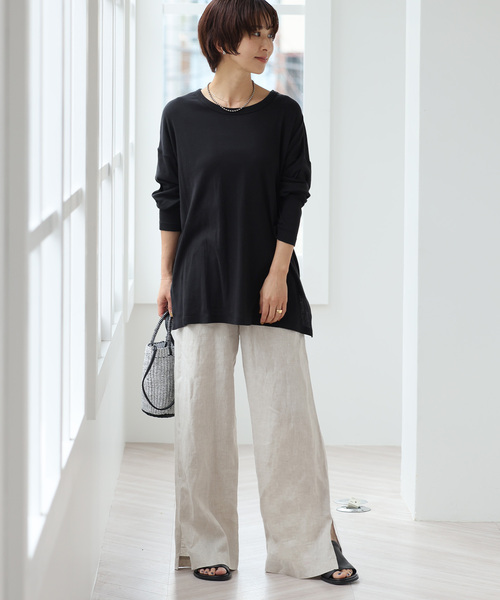 「MILLER」 長袖カットソー FREE ブラック レディース_画像2