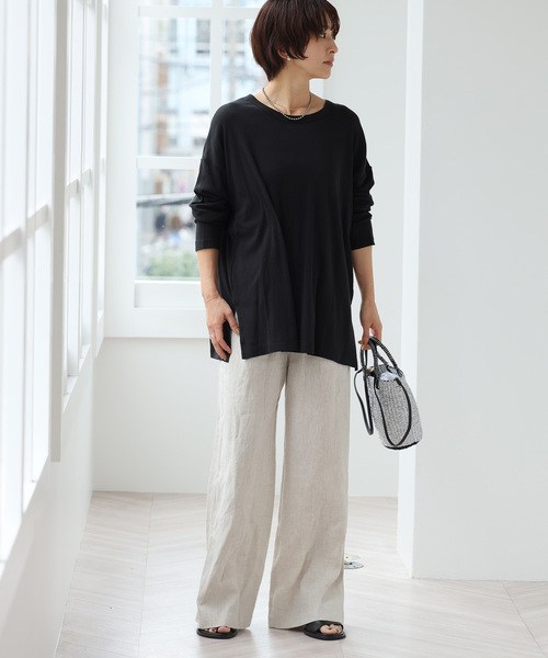 「MILLER」 長袖カットソー FREE ブラック レディース_画像3