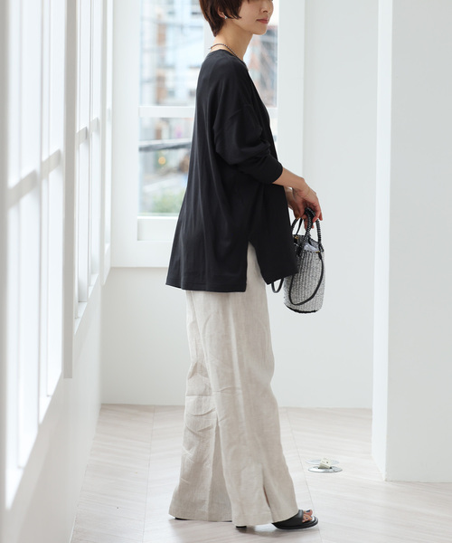 「MILLER」 長袖カットソー FREE ブラック レディース_画像6