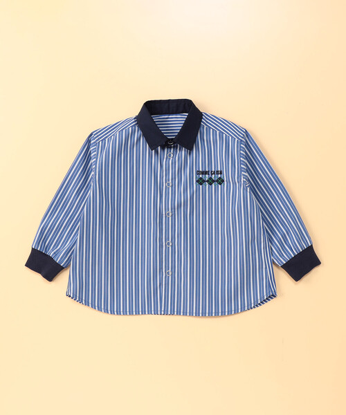 COMME CA ISM（コムサイズム） tシャツ ストライプシャツ(ベビーサイズ