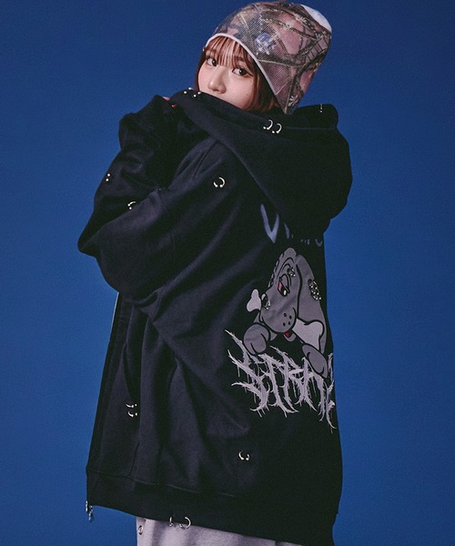 GALFY（ガルフィー） パーカー 「GALFY/ガルフィー」バチバチピアス