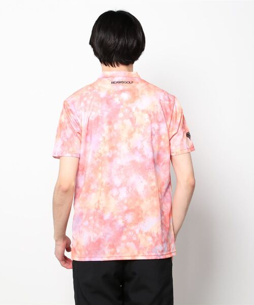 「BEAMS GOLF」 半袖Tシャツ LARGE ネイビー メンズ_画像4