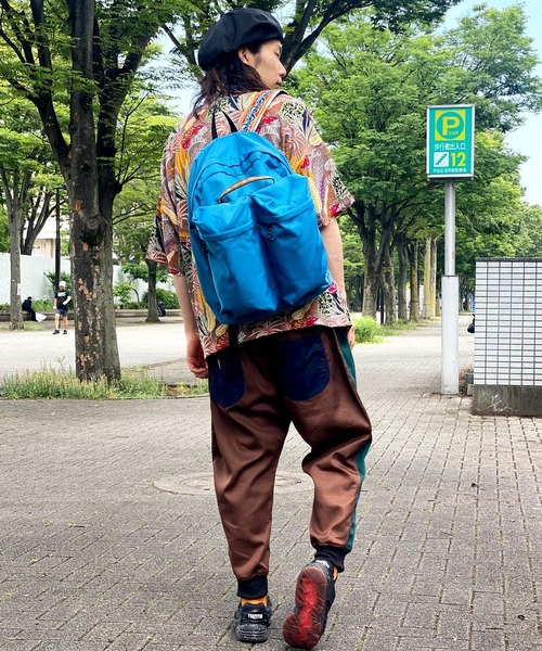 「ALDIES」 イージーパンツ MEDIUM ブルーグリーン メンズ_画像3