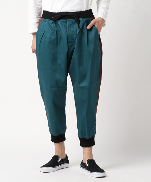 「ALDIES」 イージーパンツ MEDIUM ブルーグリーン メンズ_画像4