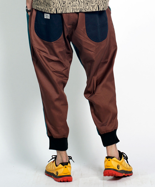 「ALDIES」 イージーパンツ MEDIUM ブルーグリーン メンズ_画像5