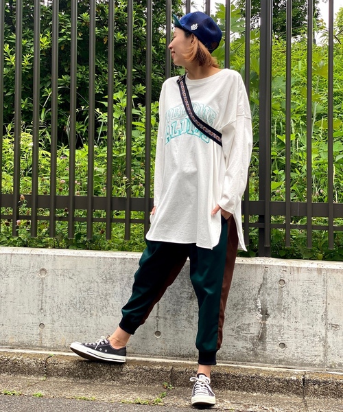 「ALDIES」 イージーパンツ MEDIUM ブルーグリーン メンズ_画像7