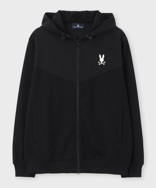 Psycho Bunny（サイコバニー） パーカー 異素材切替 ワッフル